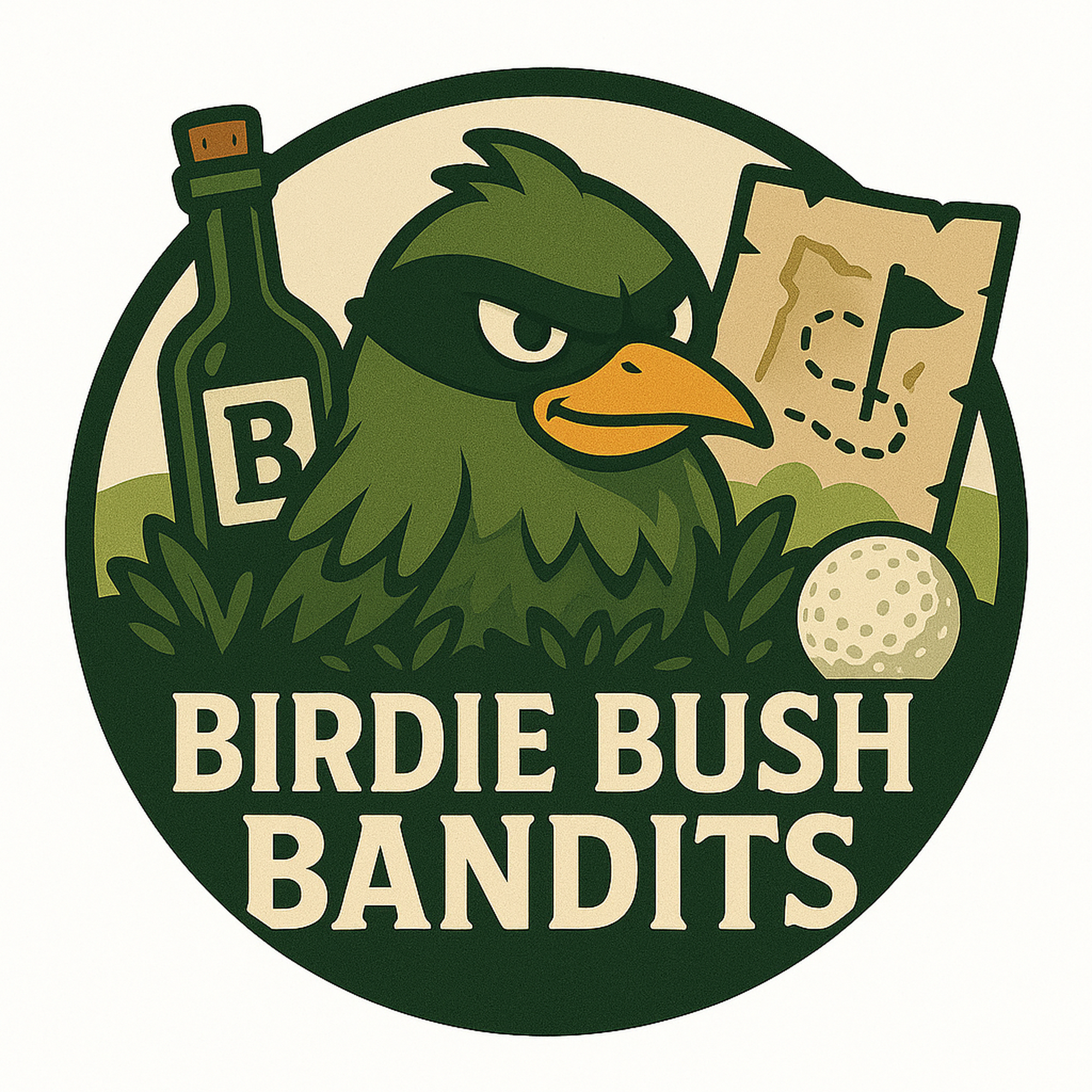 Birdie Bush Bandits Logo